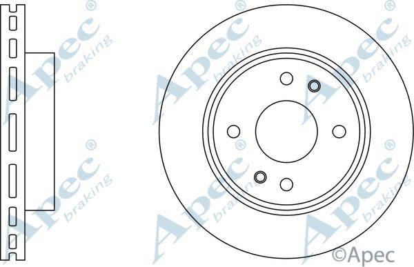 APEC BRAKING stabdžių diskas DSK2972